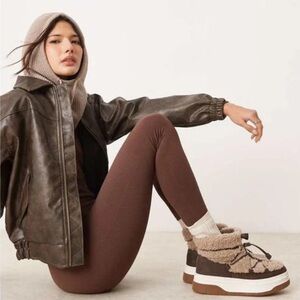 PAJAR NWT Janie Low snow boot in brown SZ 10